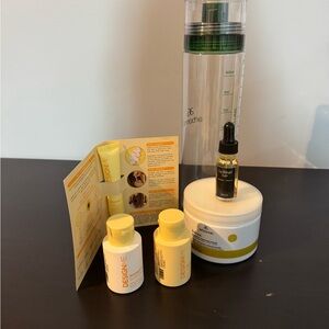 Arbonne Women's Skincare Set in Yellow and Green Accents
